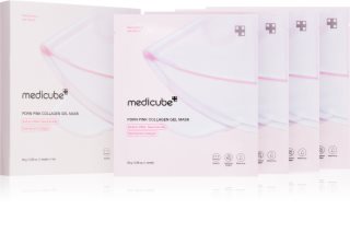 medicube PDRN Pink Collagen Gel Mask Lifting und festigende Maske mit Kollagen 4x28 g