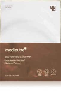 medicube Deep Peptide Radiance Mask moisturising face sheet mask for increased skin elasticity 27 ml