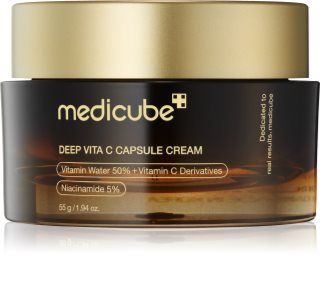 Medicube Deep Vita C Capsule Cream crème éclaircissante pour peaux hyperpigmentées 55 g
