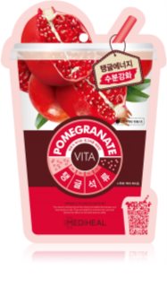 MEDIHEAL Vita Mask Pomegranate хидратираща платнена маска с колаген 20 мл.