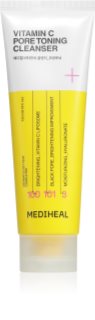 MEDIHEAL Vitamin C Pore Toning Cleanser gel limpiador con efecto iluminador contra las imperfecciones de la piel 120 ml