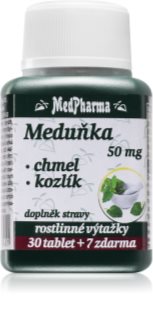 MedPharma Meduňka + chmel + kozlík tablety pro normální funkci srdce a cév