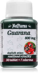 MedPharma Guarana 800 mg tablety pro podporu snížení míry únavy a vyčerpání