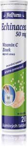 MedPharma Echinacea 50mg+vit.C+Zn šumivé tablety pro podporu imunity, snížení míry únavy a vyčerpání 20 tbl