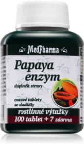 MedPharma Papaya enzym cucavé tablety pro podporu trávení 107 tbl