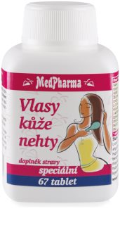 MedPharma Vlasy kůže nehty tablety pro krásné vlasy, pleť a nehty 67 tbl