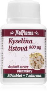 MedPharma Kyselina listová 800 μg forte tablety pro podporu krvetvorby 37 tbl