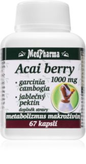 MedPharma Acai berry 1000 mg kapsle pro udržení normální hladiny cukru v krvi 67 cps