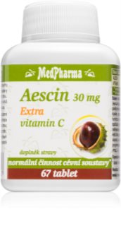 MedPharma Aescin 30 mg Extra vitamin C tablety na normálnu funkciu srdca a ciev 67 tbl