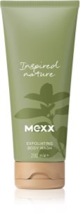 Mexx Inspired Nature exfoliační sprchový gel s parfemací 200 ml