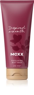 Mexx Inspired Warmth exfoliační sprchový gel s parfemací 200 ml