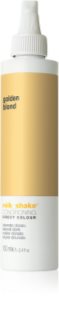 milk_shake Milk Shake Direct Colour soin démêlant correcteur couleur pour une hydratation intense Golden blond 100 ml