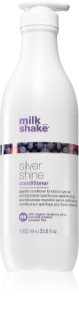 milk_shake® Silver Shine Conditioner für blondes Haar neutralisiert gelbe Verfärbungen