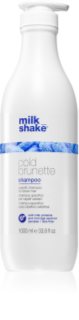 milk_shake Cold Brunette Shampoo šampon neutralizující žluté tóny pro hnědé odstíny vlasů