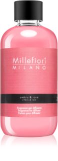 Millefiori Ambra & Rosa recharge pour diffuseur d'huiles essentielles