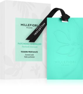 Millefiori Milano Laundry Patchouli Smeraldo illatosító kártya 3 db