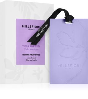 Millefiori Milano Laundry Viola Ametista Carte parfumée 3 pcs