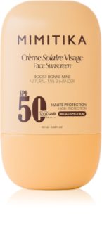 Mimitika Sun Face Sunscreen SPF50 ochranný pleťový krém pro podporu opálení SPF 50 50 ml