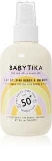 Mimitika Babytika Sunscreen Lotion SPF 50+ Bräunungsmilch für Kinder im Spray SPF 50+ 190 ml