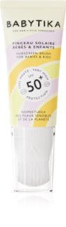 Mimitika Babytika Sunscreen Brush SPF 50+ dětský krém na opalování s aplikátorem SPF 50+ 40 ml