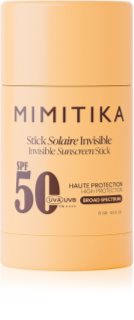 Mimitika Sun Invisible Sunscreen Stick SPF50 Beschermende Stick voor Gevoelige Plekjes SPF 50 15 g