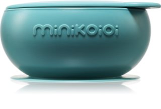 Minikoioi Bowl Aqua Green bol de silicona con ventosa 1 ud
