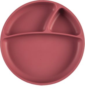 Minikoioi Puzzle Plate Rose plato con compartimentos con ventosa 1 ud
