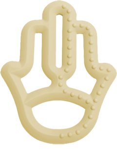 Minikoioi Teether Silicone chew toy 3m+ Yellow 1 pc