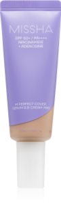 Missha M Perfect Cover Serum BB Cream Pro BB krema za brezhiben in enoten videz kože SPF 50+