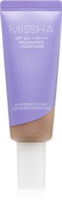 Missha M Perfect Cover Serum BB Cream Pro BB cream for perfecting even skin tone SPF 50+
