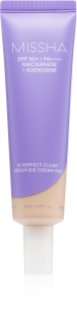 Missha M Perfect Cover Serum BB Cream Pro Crema BB ce ofera aspect perfect pielii SPF 50+ culoare #19 50 ml