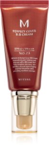 Missha M Perfect Cover BB cream with high sun protection shade No. 23 Natural Beige SPF42/PA+++ 50 ml