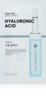 Missha Mascure Hyaluronic Acid υφασμάτινη μάσκα ενυδάτωσης 28 ml