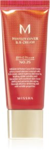 Missha M Perfect Cover BB Cream With Very High Sun Protection small pack shade No. 25 Warm Beige SPF 42/PA+++ 20 ml