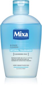 MIXA Optimal Tolerance kétkomponensű sminklemosó szemre 125 ml