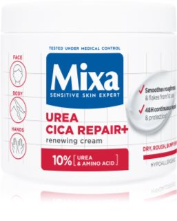 Mixa Urea Cica Repair+ Reģenerējošs ķermeņa krēms ļoti sausai ādai