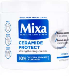 Mixa Ceramide Protect regeneráló testkrém az érzékeny bőrre 400 ml