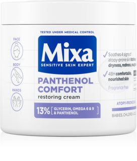 MIXA Panthenol Comfort regenerujący krem do ciała do skóry suchej i atopowej 400 ml