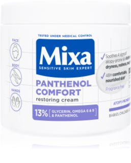 Mixa Panthenol Comfort cremă de corp regeneratoare pentru piele uscata spre atopica