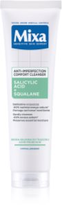Mixa Anti-Imperfection Comfort Cleanser Reinigungsgel für das Gesicht für Unvollkommenheiten wegen Akne Haut 150 ml
