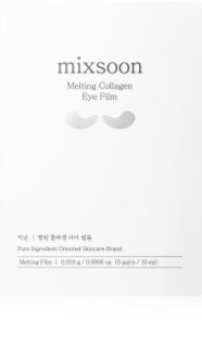 mixsoon Melting Collagen Eye Film maschera viso illuminante in tessuto per il contorno occhi 5x2 pz