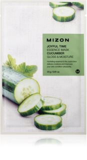 Mizon Joyful Time Cucumber máscara em filme com efeito hidratante e iluminador 23 g