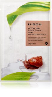 Mizon Joyful Time Snail Máscara em folha com efeito nutritivo com efeito reafirmante 23 g