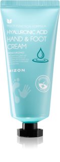 Mizon Multi Function Formula Hyaluronic Acid Creme hidratante para mãos para pés 100 ml