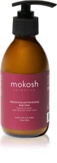 Mokosh Sweet Cherry & Amber rozjasňující tělové mléko s hydratačním účinkem 200 ml