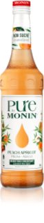 Monin PURE Broskev a Meruňka koncentrát bez přidaného cukru příchuť Peach and Apricot 700 ml