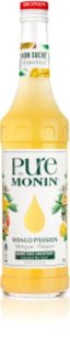 Monin PURE Mango a Marakuja koncentrát bez přidaného cukru příchuť Mango and Passion 700 ml