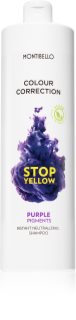 Montibello Colour Correction Stop Yellow szampon do włosów rozjaśnionych i blond neutralizująca żółtawe odcienie