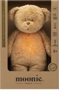 Moonie Bear 2.0 Organic Cappuccino przytulanka do spania z melodią 1 szt.