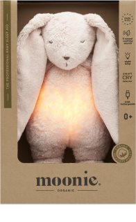 Moonie The Humming Friend 2.0 Organic Rose przytulanka do spania z melodią 1 szt.